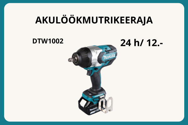 Makita akulöökmutrikeeraja DTW1002