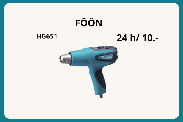 Makita föön HG651