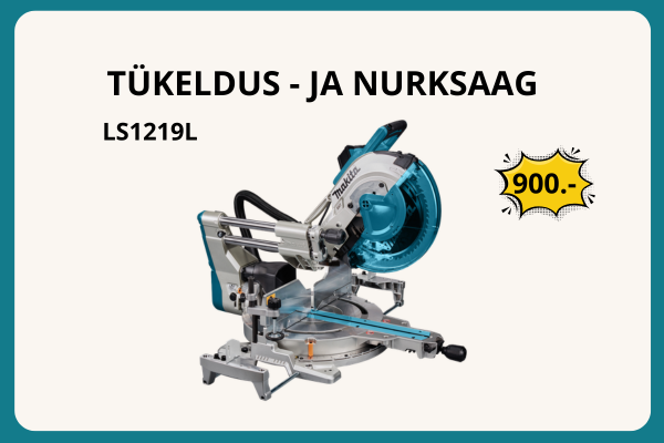 Makita tükeldus- ja nurksaag LS1219L