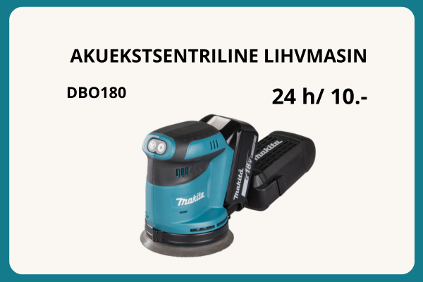 Akuekstsentriline lihvmasin DBO180
