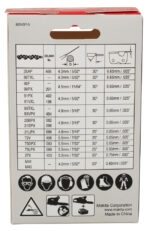 Saekett SC M41 25cm/10", 3/8", 1.1mm, 40h Makita 1914F1-6 - Pilt 4