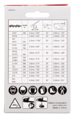 Saekett SC M41 35cm/14", 3/8", 1,1mm, 52h Makita 1914F3-2 - Pilt 4
