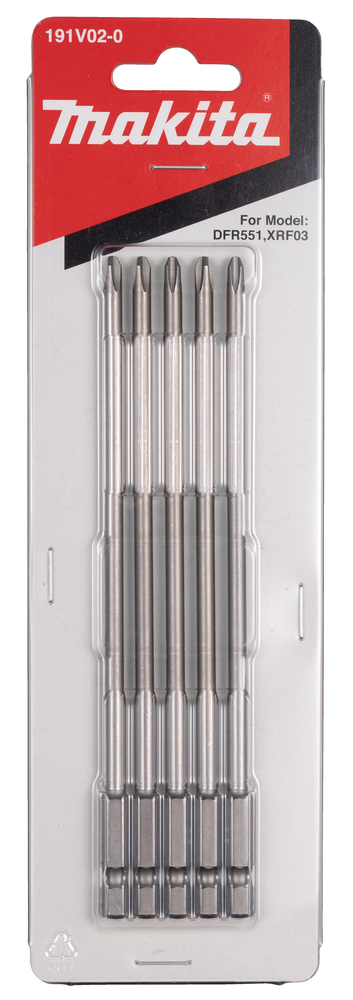 Ph2 x 155mm otsaku komplekt (5tk./pk.) Makita 191V02-0