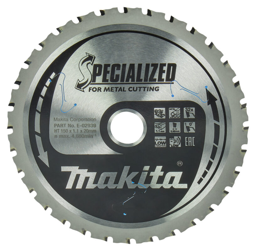 T.C.T saeketas 150X1.1X20mm 0° T32 E-02939