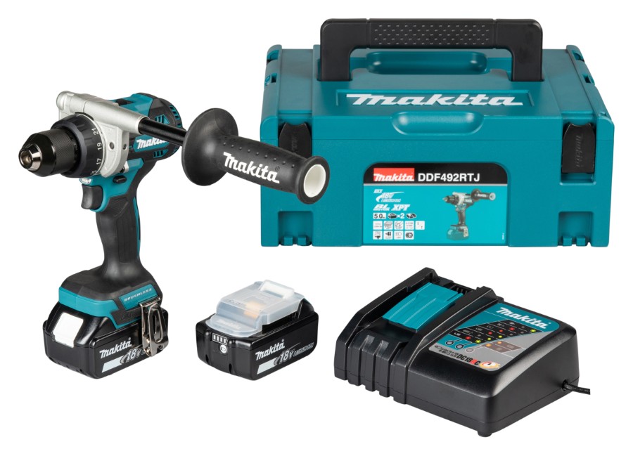 Akutrell Makita DDF492RTJ - 2x 5.0AH akut ja kiirlaadija! Akutrell Makita DDF492RTJ - 2x 5.0AH akut ja kiirlaadija!