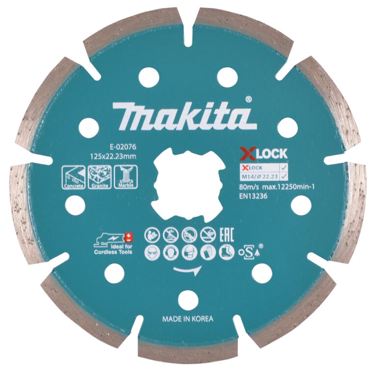 TEEMANTKETAS 125mm SEGMENT./ KUIV X-LOCK Makita E-02076