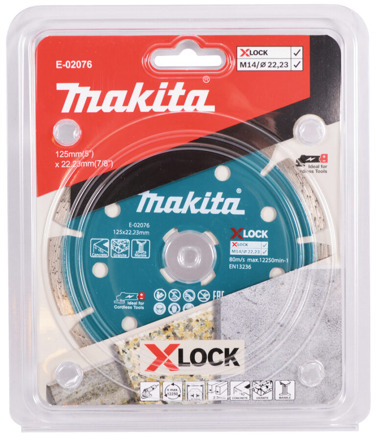 TEEMANTKETAS 125mm SEGMENT./ KUIV X-LOCK Makita E-02076